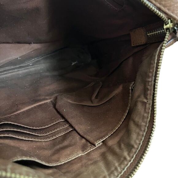 Fossil Elise Brown Pebble Leather Womens Crossbody Shoulder Bag Purse Handbag - Picture 15 of 16